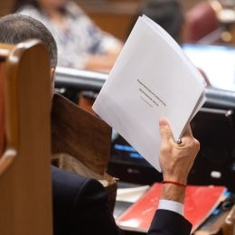 El presidente del Gobierno, Pedro Sánchez, durante un pleno extraordinario, en el Congreso de los Diputados | Eduardo Parra (Europa Press).