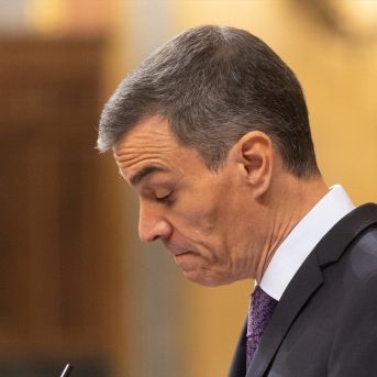 El presidente del Gobierno, Pedro Sánchez, interviene durante un pleno extraordinario, en el Congreso de los Diputados | Eduardo Parra (Europa Press).