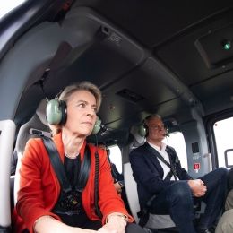 Prezidentas susitinka su Europos Komisijos Pirmininke Ursula von der Leyen.