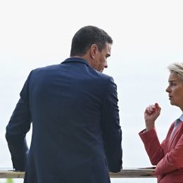 Visite de Ursula von der Leyen, prsidente de la commission europenne, en Espagne