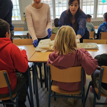 UPA acerca a un colegio un desayuno saludable con aceite de oliva, pan y queso malagueños UPA acerca a un colegio un desayuno saludable con aceite de oliva, pan y queso malagueños