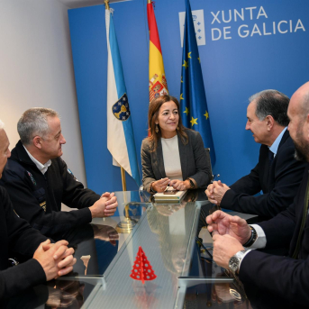 La conselleira do Mar refuerza con la Policía la coordinación con Gardacostas frente a actividades ilícitas