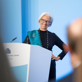 Lagarde reafirma la “buena posición” del BCE y percibe cambios económicos impulsados en parte por la IA