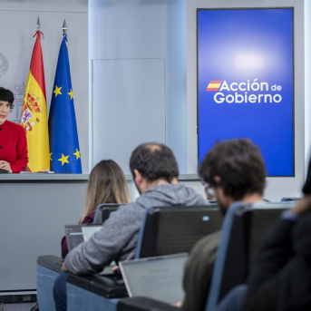 La ministra de Seguridad Social, Inclusión y Migraciones y nueva portavoz del Gobierno, Elma Saiz. Alberto Ortega - Europa Press La ministra de Seguridad Social, Inclusión y Migraciones y nueva portavoz del Gobierno, Elma Saiz. Alberto Ortega - Europa Press
