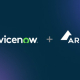 Logos de ServiceNow y Armis. SERVICENOW AND ARMIS