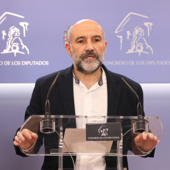 El diputado del BNG en el Congreso, Néstor Rego Marta Fernández Jara - Europa Press