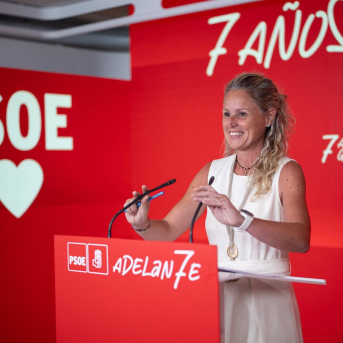 La portavoz del PSOE, Montse Mínguez, en una imagen de archivo Alejandro Martínez Vélez - Europa Press