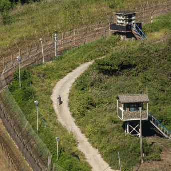 Fotografía de archivo del lado surcoreano de la Línea de Demarcación Militar entre Corea del Sur y Corea del Norte Europa Press/Contacto/Angel Garcia