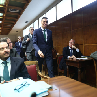 El presidente del Gobierno, Pedro Sánchez, a su llegada a la Comisión de Investigación sobre el 'caso Koldo', en el Senado, a 30 de octubre de 2025, en Madrid (España).  Eduardo Parra - Europa Press