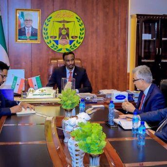 El ministro de Exteriores de Somalilandia, Abdirahman Dahir MINISTERIO DE EXTERIORES DE SOMALILANDIA / X