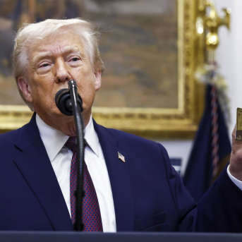 El presidente de Estados Unidos, Donald Trump Will Oliver - Pool via CNP / Zuma Press / Contacto