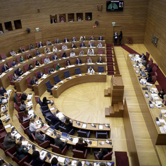 Pleno de Les Corts José Cuéllar/Corts Valencianes