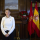 La presidenta de Navarra, María Chivite, en su discurso de fin de año UNAI BEROIZ/GOBIERNO DE NAVARRA