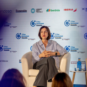 La presidenta de la CNMC, Cani Fernández. Ricardo Rubio - Europa Press