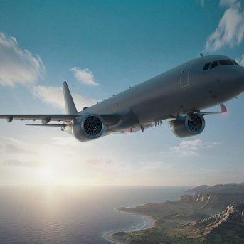 Un avión de Airbus AIRBUS