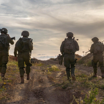 Militares israelíes en la Franja de Gaza FUERZAS ARMADAS DE ISRAEL