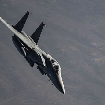 Un F-15E Strike Eagle de la Fuerza Aérea de Estados Unidos en Oriente Próximo (archivo) Europa Press/Contacto/A1c Christopher Lyons/U.S Ai Un F-15E Strike Eagle de la Fuerza Aérea de Estados Unidos en Oriente Próximo (archivo) Europa Press/Contacto/A1c Christopher Lyons/U.S Ai