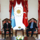 El presidente de Somalia, Hasán Sheij Mohamud, y su homólogo turco, Recep Tayyip Erdogan PRESIDENCIA DE SOMALIA