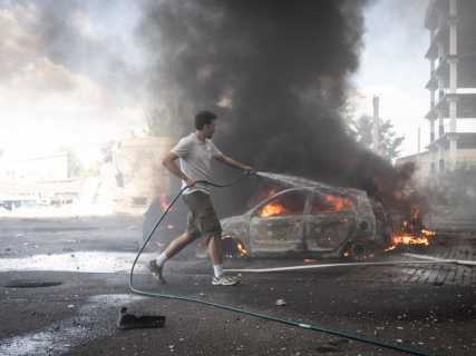 Imagen de archivo de un ataque ruso contra Járkov (Ucrania)  Europa Press/Contacto/Edoardo Marangon