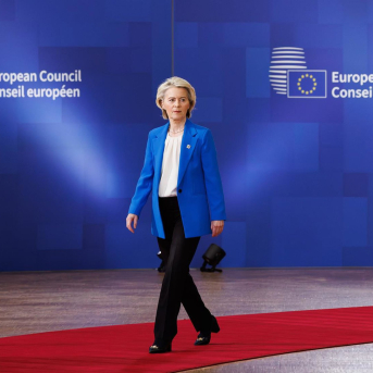 La presidenta de la Comisión Europea, Ursula von der Leyen  Europa Press/Contacto/BENOIT DOPPAGNE