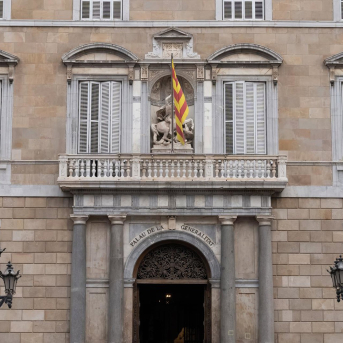 Fachada del Palau de la Generalitat David Zorrakino - Europa Press
