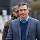 El presidente del Gobierno, Pedro Sánchez, a su llegada para reunirse con el presidente de Ucrania, a 21 de abril de 2022, en Borodyanka (Ucrania).  Presidencia de Ucrania