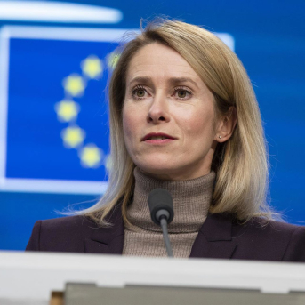 La Alta Representante de la Política Exterior de Seguridad de la UE, Kaja Kallas Europa Press/Contacto/Nicolas Landemard