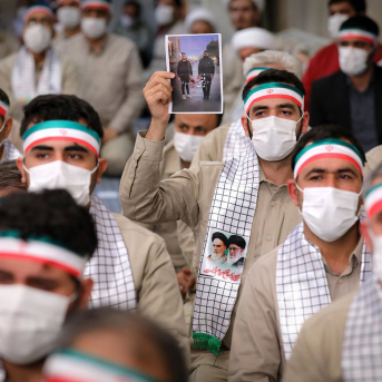 Miembros de la milicia basij iraní Europa Press/Contacto/Iranian Supreme Leader'S Off Miembros de la milicia basij iraní Europa Press/Contacto/Iranian Supreme Leader'S Off