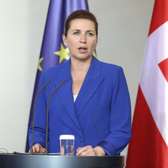 La primera ministra de Dinamarca, Mette Frederiksen Europa Press/Contacto/Matthias Wehnert