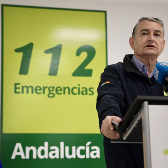 El consejero de Sanidad, Presidencia y Emergencias, Antonio Sanz. ALEX ZEA - EUROPA PRESS