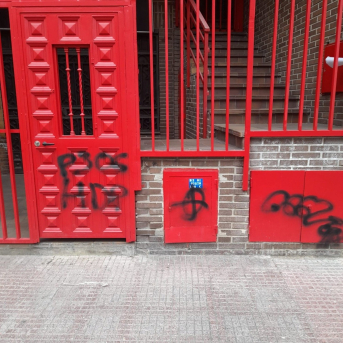 La sede del PSOE en Leganés, atacada PSOE