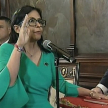 Jura de Delcy Rodríguez como presidenta encargada de Venezuela GOBIERNO DE VENEZUELA Jura de Delcy Rodríguez como presidenta encargada de Venezuela GOBIERNO DE VENEZUELA