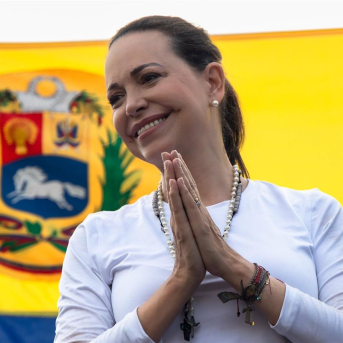 La líder opositora venezolana María Corina Machado VENTE VENEZUELA La líder opositora venezolana María Corina Machado VENTE VENEZUELA