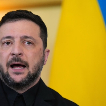 El presidente de Ucrnaia, Volodimir Zelenski, durante una visita oficial a Reino Unido en octubre de 2025 (archivo) Kirsty Wigglesworth/PA Wire/dpa