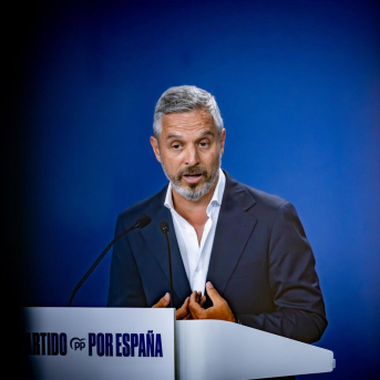 El vicesecretario de Hacienda, Vivienda e Infraestructuras del PP, Juan Bravo.  Ricardo Rubio - Europa Press