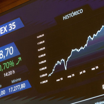 Panel informativo en el Palacio de la Bolsa de Madrid, a 2 de enero de 2026, en Madrid (España). Eduardo Parra - Europa Press Panel informativo en el Palacio de la Bolsa de Madrid, a 2 de enero de 2026, en Madrid (España). Eduardo Parra - Europa Press