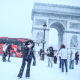 07 January 2026, France, Saint Ouen: People enjoy the snowy weather as it continues to fall across France.  Sadak Souici/ZUMA Press Wire/dpa