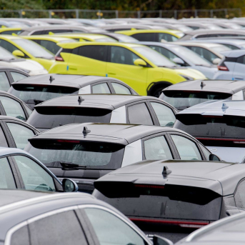 FILED - 25 October 2025, Lower Saxony, Wilhelmshaven: Numerous new electric vehicles from Byd are parked in a parking lot in the port area. Photo: Hauke-Christian Dittrich/dpa Hauke-Christian Dittrich/dpa FILED - 25 October 2025, Lower Saxony, Wilhelmshaven: Numerous new electric vehicles from Byd are parked in a parking lot in the port area. Photo: Hauke-Christian Dittrich/dpa Hauke-Christian Dittrich/dpa