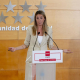 La portavoz del PSOE en la Asamblea, Mar Espinar, durante una rueda de prensa, tras una reunión con la presidenta de la Comunidad de Madrid, en la Real Casa de Correos Alberto Ortega - Europa Press