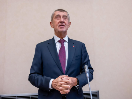 El primer ministro checo, Andrej Babis, en un acto en Praga. Europa Press/Contacto/Tomas Tkacik