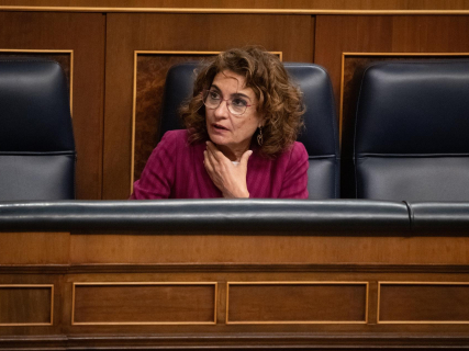 La vicepresidenta primera y ministra de Hacienda, María Jesús Montero. Fernando Sánchez - Europa Press