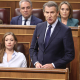 El presidente del Partido Popular, Alberto Núñez Feijóo, interviene durante una sesión de control al Gobierno, en el Congreso de los Diputados, a 19 de noviembre de 2025, en Madrid (España). Eduardo Parra - Europa Press