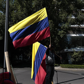 Imagen de archivo de un manifestante antichavista Europa Press/Contacto/Josue Perez Imagen de archivo de un manifestante antichavista Europa Press/Contacto/Josue Perez