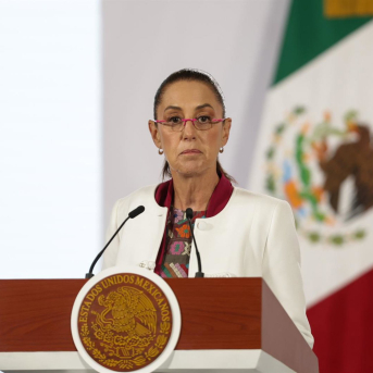 La presidenta mexicana, Claudia Sheinbaum, en rueda de prensa Europa Press/Contacto/Fu Langxisike¡kanieduo
