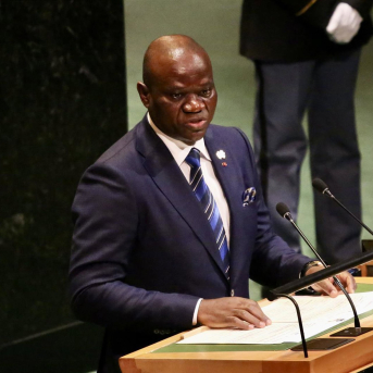 El presidente de Gabón, Brice Oligui Nguema Europa Press/Contacto/Niyi Fote El presidente de Gabón, Brice Oligui Nguema Europa Press/Contacto/Niyi Fote