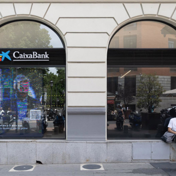 Una oficina de Caixabank Eduardo Parra - Europa Press