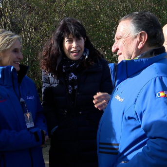 La ministra de Igualdad, Ana Redondo, visita la concentración motera 'Pingüinos' EUROPA PRESS