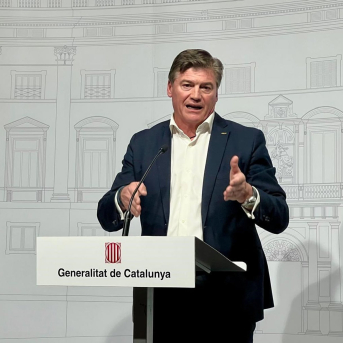 El presidente de Pimec, Antoni Cañete, en una atención a los medios desde el Palau de la Generalitat EUROPA PRESS El presidente de Pimec, Antoni Cañete, en una atención a los medios desde el Palau de la Generalitat EUROPA PRESS