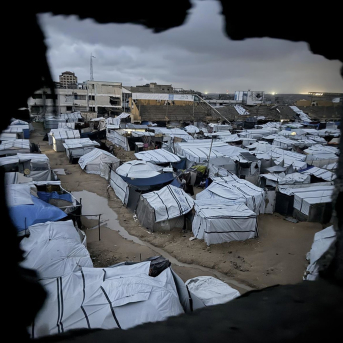 Tiendas de campaña de palestinos desplazados en Jan Yunis, en la Franja de Gaza Europa Press/Contacto/Mohammed Salama Tiendas de campaña de palestinos desplazados en Jan Yunis, en la Franja de Gaza Europa Press/Contacto/Mohammed Salama