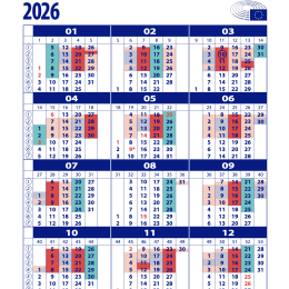 European Parliament calendar European Parliament calendar
